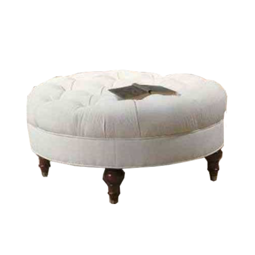 French Round Ottoman