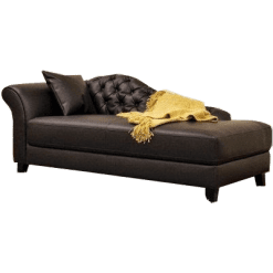 King Brown Chaise