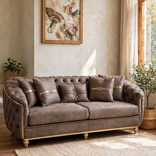 Roma Modern 3 Seater Couch