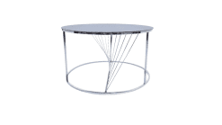 Chrome Round Coffee Table
