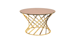 Chrome Round Coffee Table