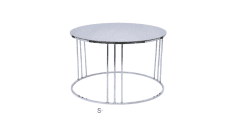 Chrome Round Coffee Table