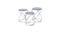 Chrome Zigon Side Table
