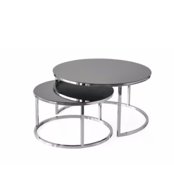 Chrome Round Coffee Table