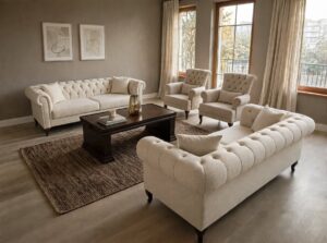 Chesterfield Full Lounge Suite Set 4Piece