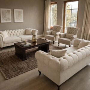 Chesterfield Full Lounge Suite Set 4Piece