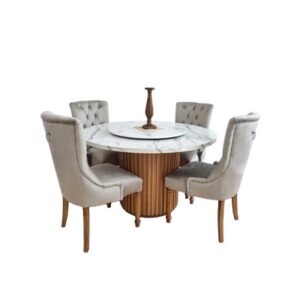 Bahar  Round Dining Room Set